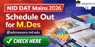 NID DAT Mains 2026 Schedule Out for M.Des @admissions.nid.edu; Studio Test on March 8